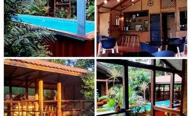 Operating bed and breakfast with lot of greens in the heart of Puerto Princesa, Palawan