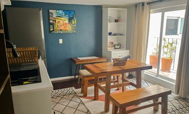 Renta de estudio amueblado en la Colonia Chimalistac