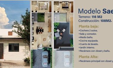 CASA EN VENTA MDO SAETARA EN RESIDENCIAL ALMENA AL NORTE DE AGS
