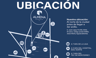 CASA EN VENTA MDO SAETARA EN RESIDENCIAL ALMENA AL NORTE DE AGS