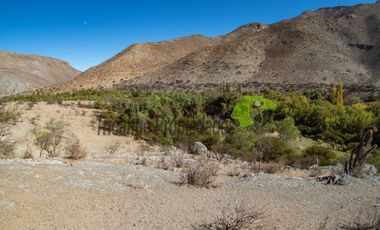 Gran terreno de 32 hectáreas con orilla de río y 4 acciones de agua, Río Hurtado. $280 millones