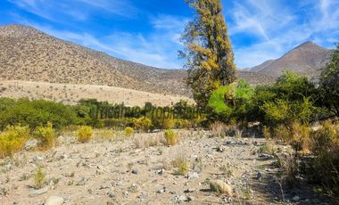 Gran terreno de 32 hectáreas con orilla de río y 4 acciones de agua, Río Hurtado. $280 millones