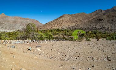 Gran terreno de 32 hectáreas con orilla de río y 4 acciones de agua, Río Hurtado. $280 millones