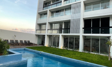 Departamento en venta en Temozón Norte Mérida con amenidades