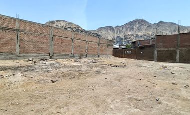 VENTA TERRENO EN AVENIDA CAMPOY SAN JUAN DE LURIGANCHO