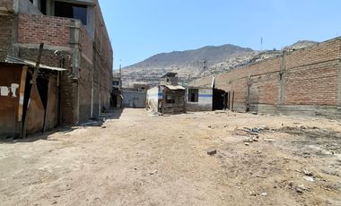 VENTA TERRENO EN AVENIDA CAMPOY SAN JUAN DE LURIGANCHO