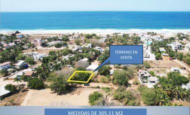 Se vende un terreno en playa punta Zicatela, Pto. Esc. Oax.