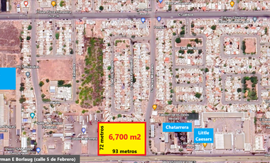terreno comercial industrial en venta todo o en partes ciudad obregón sonora