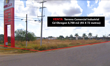 terreno comercial industrial en venta todo o en partes ciudad obregón sonora