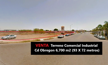 terreno comercial industrial en venta todo o en partes ciudad obregón sonora
