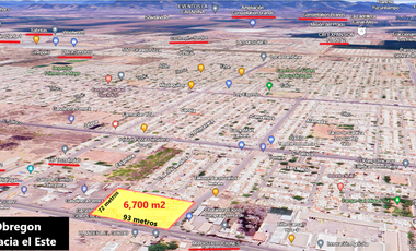 terreno comercial industrial en venta todo o en partes ciudad obregón sonora