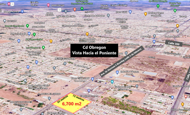 terreno comercial industrial en venta todo o en partes ciudad obregón sonora