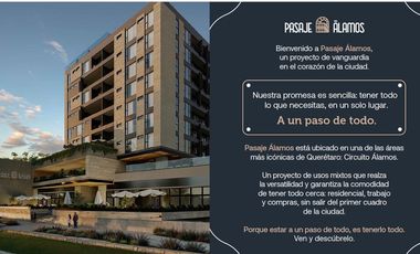 VENTA DE DEPARTAMENTOS Y OFICINAS EN ÁLAMOS, QUERÉTARO