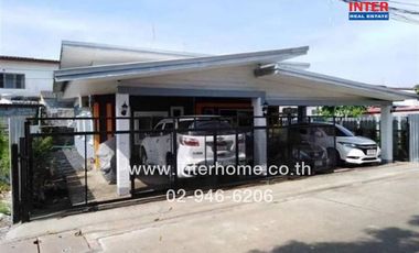 Single-storey detached house, 50 sq m., detached house, Soi Romsuk 2, Lam Luk Ka Road, Phra Ong Chao Sai Khlong 4 Road, Lam Luk Ka, Pathum Thani
