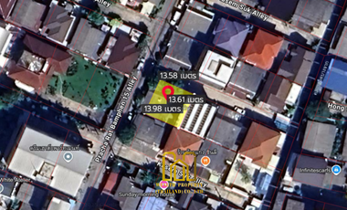 Land for Sale with a 1-Story House in Huai Khwang, Near MRT