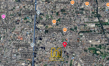 Land for Sale with a 1-Story House in Huai Khwang, Near MRT