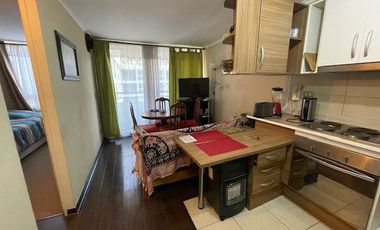 Dpto amoblado 2 dorm 2 baños. Santa Rosa 265