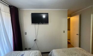 Dpto amoblado 2 dorm 2 baños. Santa Rosa 265