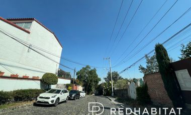 VENTA TERRENO EN FRACCIONAMIENTO CERRADO SAN PEDRO MARTIR TLALPAN PARA HASTA 13 CASAS EN CONDOMINIO