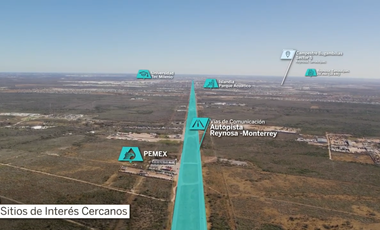 Terreno Habitacional Suburbano en Venta, Reynosa Tamaulipas para desarrollo.