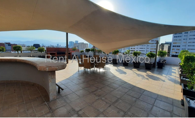 Pent House en renta amueblado en colonia del Valle en el sur de de la ciudad Benito Juárez