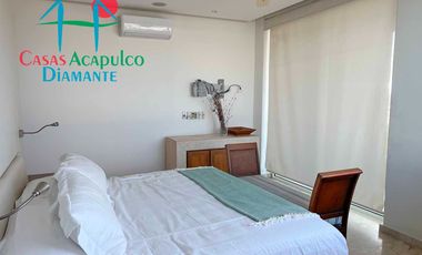 Lujoso departamento de playa con vista al mar