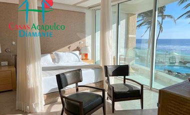 Lujoso departamento de playa con vista al mar