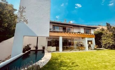 VENTA CASA ESTILO MEXICANO CONTEMPORÁNEO C. GOLF BOSQUES DE SANTA FÉ CAS_5075 CM