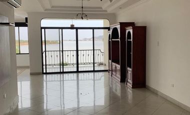 Norte de Guayaquil, Renta de lindo departamento 3 dormitorios vista al río