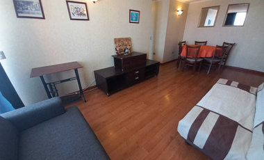 Arriendo amplio departamento amoblado en calama