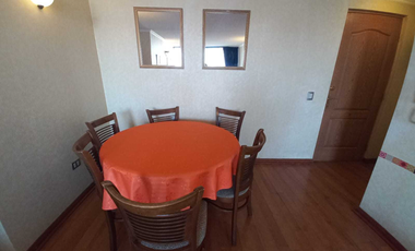 Arriendo amplio departamento amoblado en calama