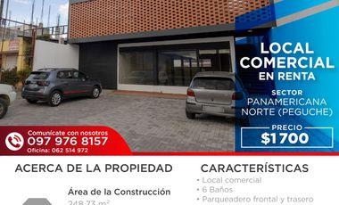 LOCAL COMERCIAL EN RENTA, PEGUCHE