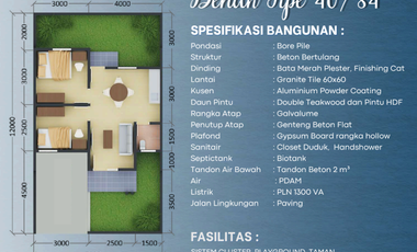 PROMO HEBOH !!, Rumah BARU GRESS Graha Persada Indah Regency Gresik, FREE BIAYA-BIAYA