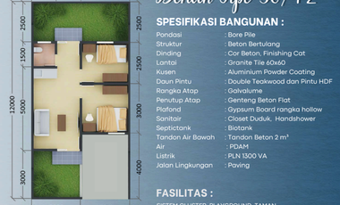 PROMO HEBOH !!, Rumah BARU GRESS Graha Persada Indah Regency Gresik, FREE BIAYA-BIAYA