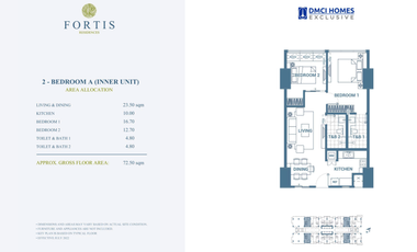 Fortis Residences DMCI Exclusive Makat City Spacious Flat 152 sqm