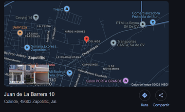 COMPRALE DIRECTO AL BANCO EL REMATE BANCARIO UBICADO EN  JUAN DE LA BARRERA 10,  COLONIA COLINDE EN ZAPOTILTIC JALISCO