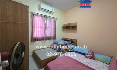 2-storey townhouse, 22.1 sq.w., The First Home Village, Wongwaen-Lam Luk Ka Khlong 3, Soi Phianon, Lam Luk Ka Road, Lam Luk Ka, Pathum Thani