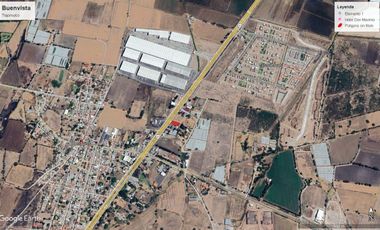Terreno en Renta Sobre Carretera Morelia en Buenavista Muy Comercial
