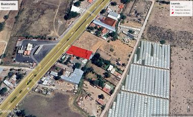 Terreno en Renta Sobre Carretera Morelia en Buenavista Muy Comercial