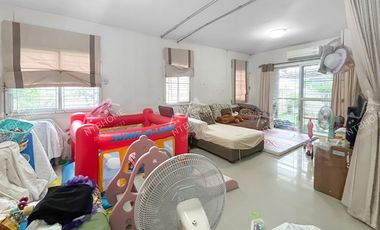 พฤกษาวิลเลจ 5 วงแหวน-รัตนาธิเบศร์ แปลงมุม ต่อเติมครบ ทำเลดีในซอยคลองถนน