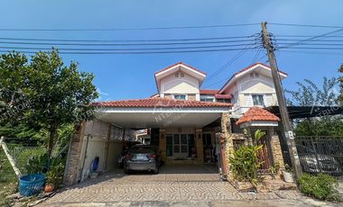 หมู่บ้านลานทอง ปากเกร็ด แปลงมุม ต่อเติมครบ ทำเลดีติดถนนใหญ่ติวานนท์