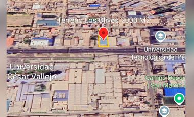 Venta De Terreno Comercial En Los Olivos – Excelente Oportunidad En Panamericana Norte
