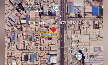 Venta De Terreno Comercial En Los Olivos – Excelente Oportunidad En Panamericana Norte