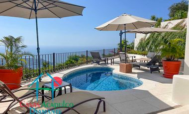 ¡Privacidad, lujo y vista al mar! Casa con alberca privada y terraza espectacular