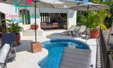 ¡Privacidad, lujo y vista al mar! Casa con alberca privada y terraza espectacular