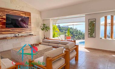 ¡Privacidad, lujo y vista al mar! Casa con alberca privada y terraza espectacular