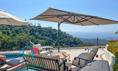 ¡Privacidad, lujo y vista al mar! Casa con alberca privada y terraza espectacular