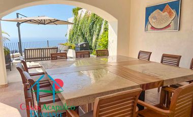 ¡Privacidad, lujo y vista al mar! Casa con alberca privada y terraza espectacular