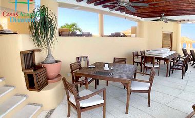 ¡Privacidad, lujo y vista al mar! Casa con alberca privada y terraza espectacular