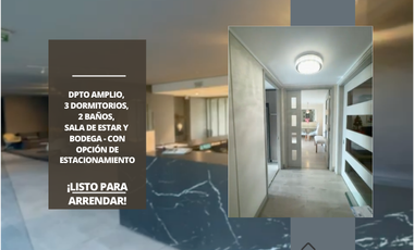hermoso departamento en barrio Toesca de tres dormitorios